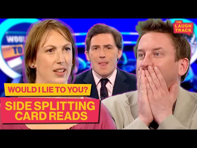 Side Splitting Card Reads! | Would I Lie To You? | The Laugh Track