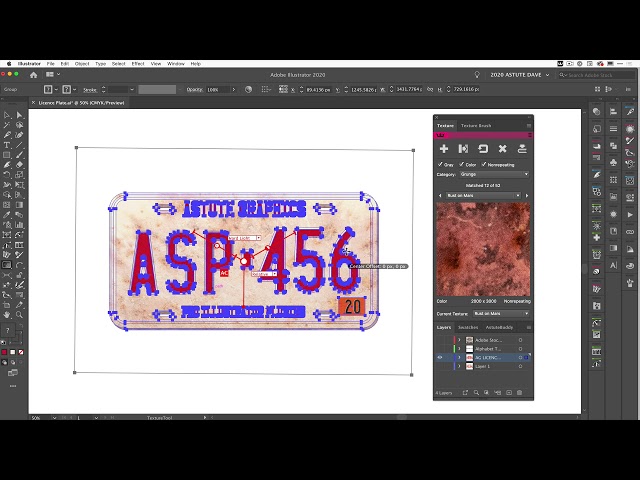 Creative Illustrator Texture Effects Pt 1- Texturino Texture Brush