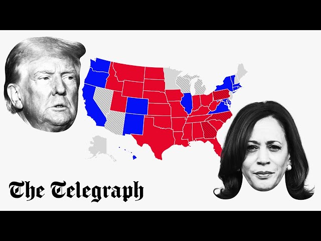 LIVE MAP: US Election Results 2024 - Trump vs Harris