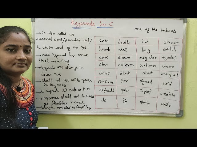 C-Language || Class-15 || Keywords in C || C Both in Telugu and English || Telugu Scit Tutorials