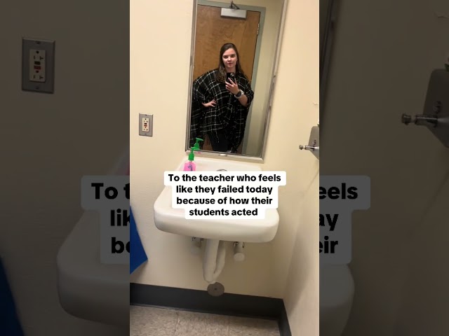 You are not your students behavior