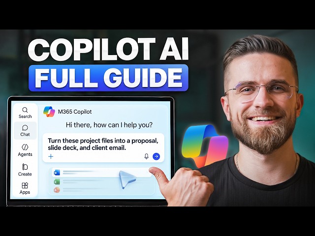 Microsoft Copilot Tutorial — How to Use Copilot AI (From Chat to Agents)