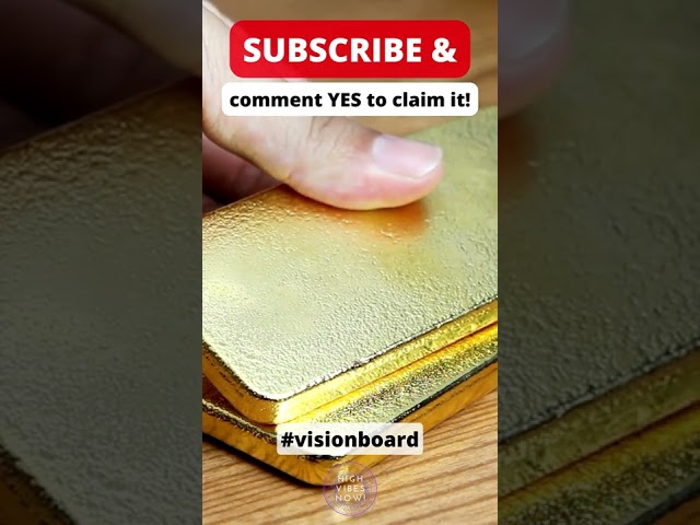Vision Board: in 2023 You Will Be Stacking Your GOLD Bars!