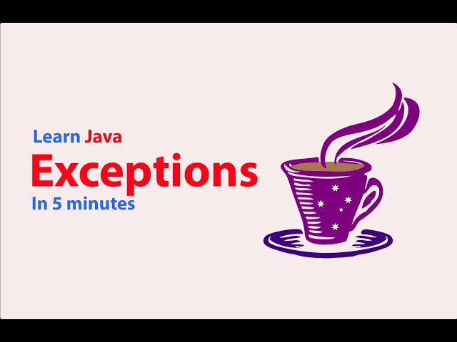 Java Tutorial- What Are Exceptions in Java? | Learn Java Exceptions in Less Than 5 minutes.