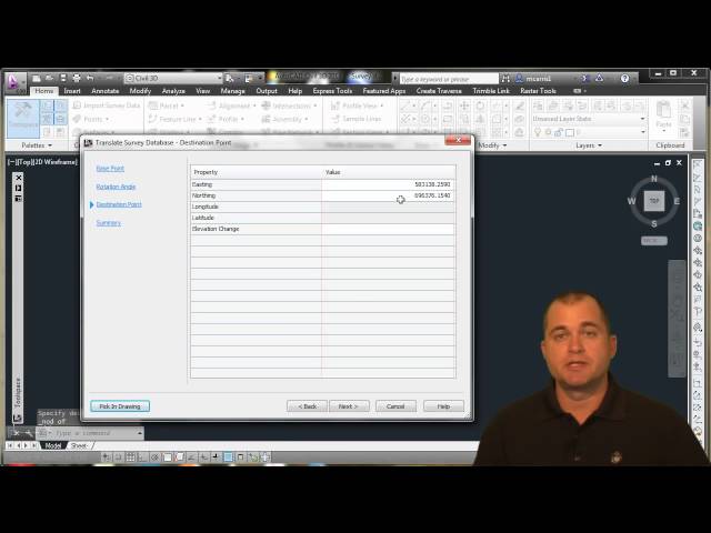 Survey Translate Rotate Database