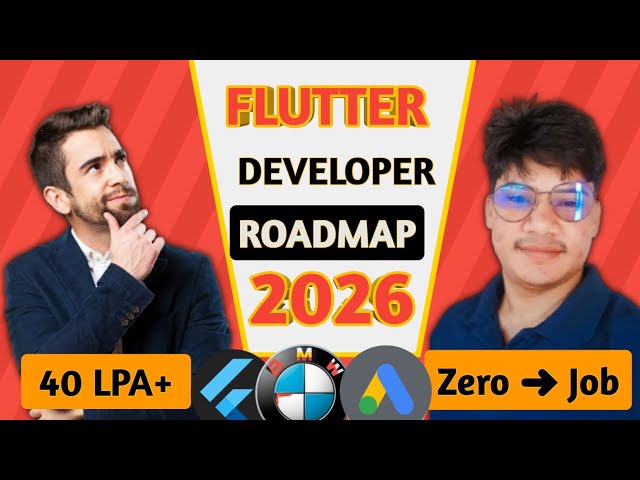 Flutter Developer Roadmap 2026 | Zero to Job Ready Guide (Hindi)