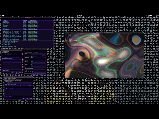 ACMX - Real time Deep Dream for Webcam/Video GPU Filter/Shader (Fragment/Compute) Chains Vulkan/CUDA
