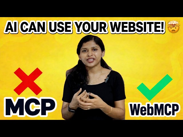 WebMCP Changes EVERYTHING | WebMCP + React: Let AI Control Your Website 🤯 | #codeeasewithanu