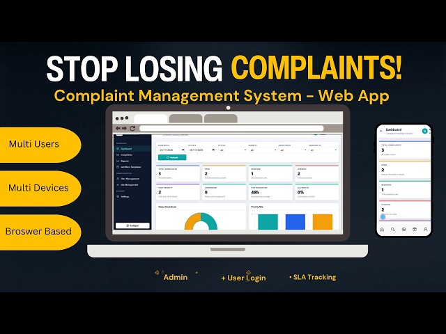 Complaint Management System Web App