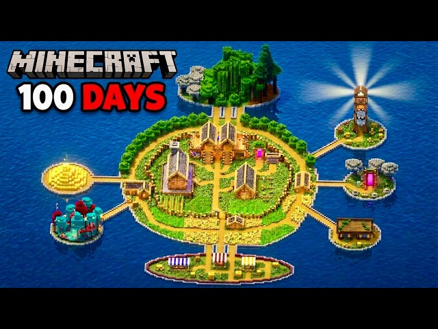 I Built an Ocean Empire after 100 Days Stranded on a Lonely Island