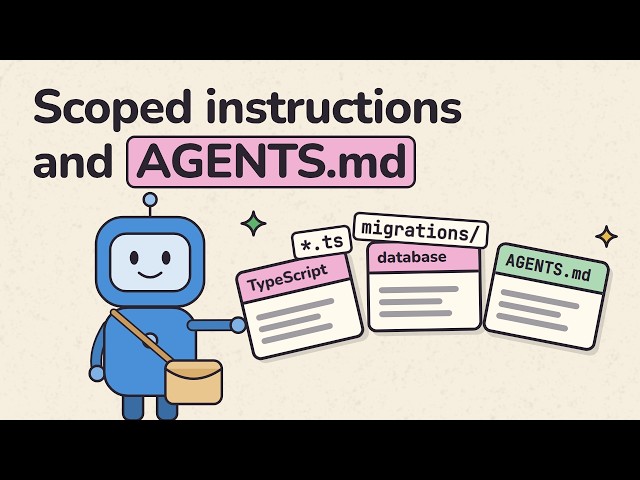 Copilot Mastery #27 · Scoped instructions and AGENTS md