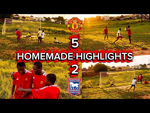 Fernandes hat-trick fires United to victory! Manchester United vs Ipswich Homemade highlights