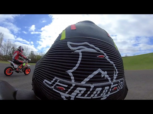 Onboard Arnie Carr at BMB Teesside Race 2 Riding Ohvale 140