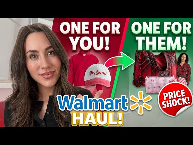 BUY FOR YOURSELF AND EARLY CHRISTMAS SHOPPING in this Walmart Try On Clothing Haul
