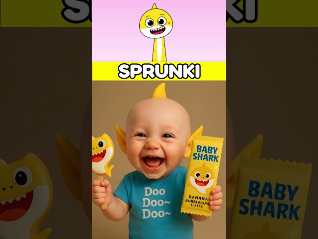 Incredibox Sprunki OC - Baby Shark x Labubu Eats Ice Cream in Real Life