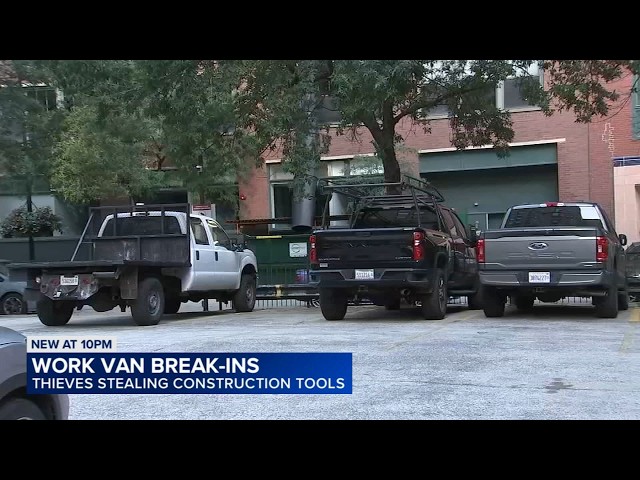 CPD searches for suspects in string of downtown work van break-ins
