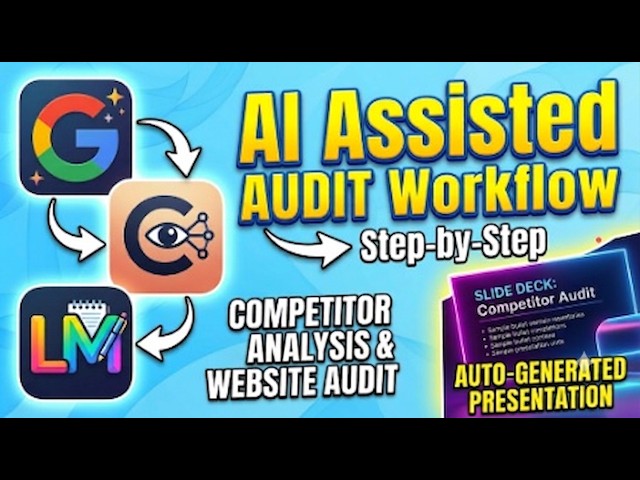 Step-by-Step AI Workflow: Competitor Analysis & Professional Slide Decks using NotebookLM