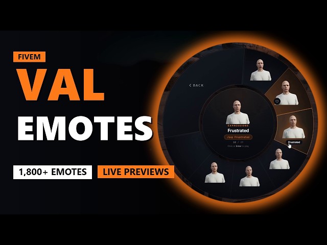 val-emotes | FiveM | Best Emote Menu