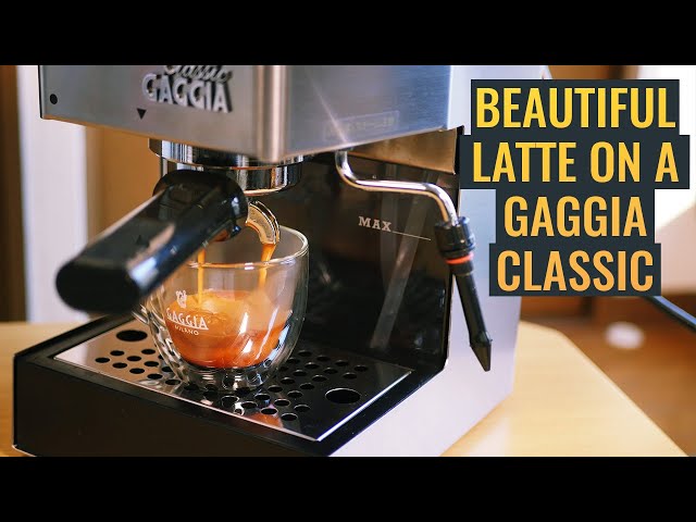 Gaggia Classic Espresso Machine & How To Make A Beautiful Latte