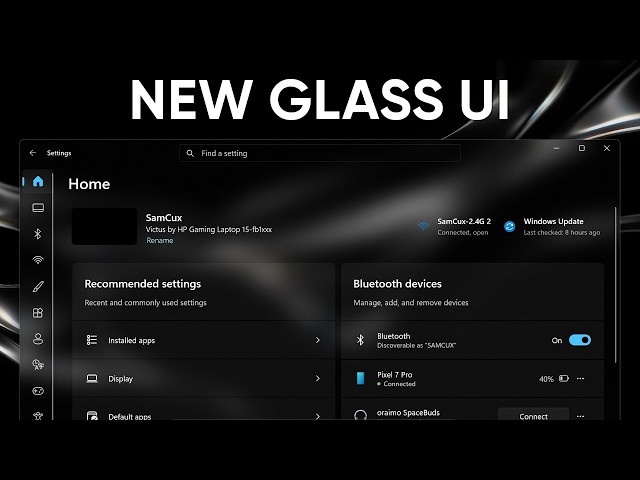 How to Customize Windows 11 Settings App
