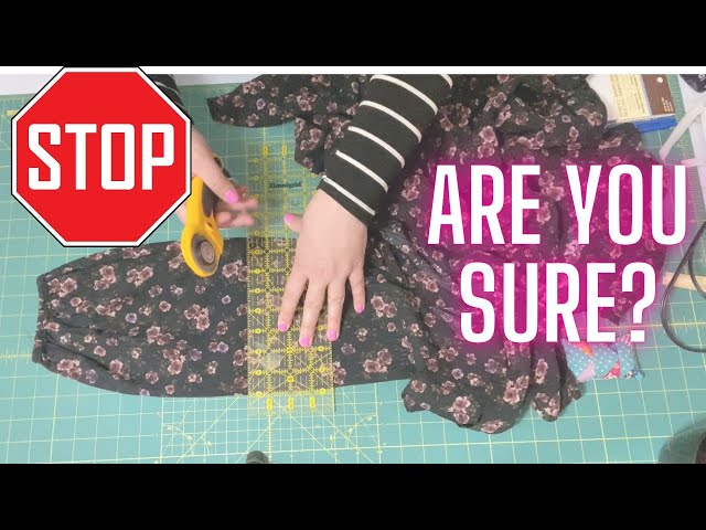 HOW TO MAKE YOUR SLEEVES SHORTER #fridaysews sewing for the week, sewing mishaps, new sewing pattern