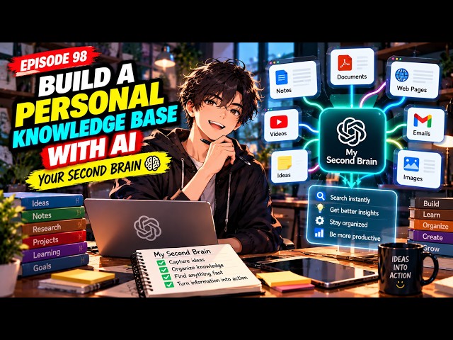 Build a Personal Knowledge Base with AI | Your Second Brain in Minutes