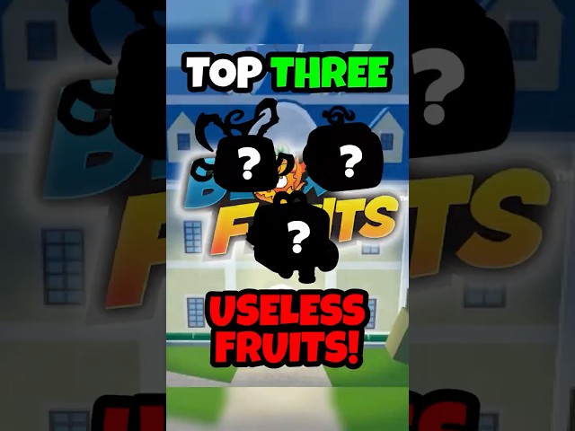 The Three Most Useless Fruits In Blox Fruits...💀 #roblox #bloxfruits