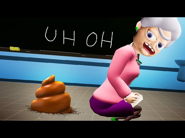 My Teacher POOPED On The Classroom Floor In VR - Bad Boy Simulator VR