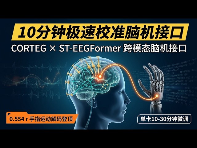 10分钟极速校准脑机接口，CORTEG算法让免开颅信号反哺高精控制