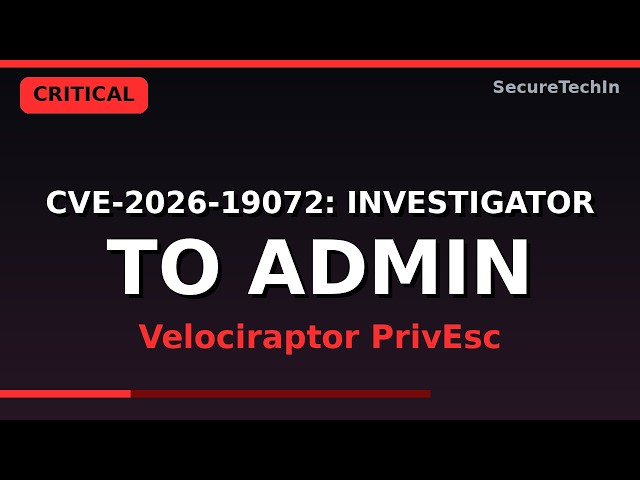 CVE-2026-19072: Velociraptor PrivEsc to Admin Explained