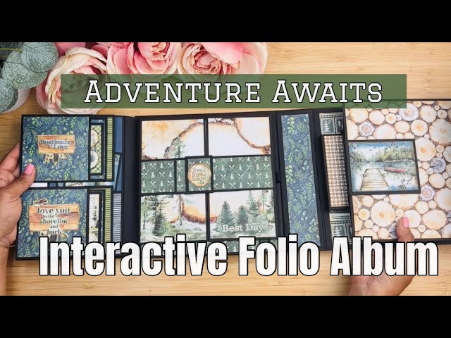 Adventure Awaits Interactive 8x8 Folio Album