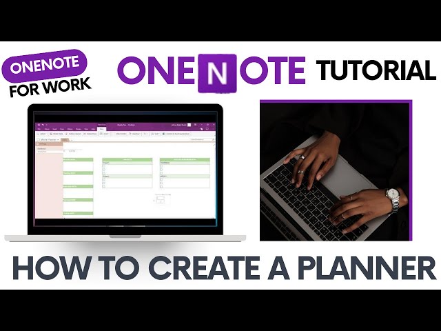 HOW TO CREATE A ONENOTE PLANNER (2024) | Use OneNote for Work | Organization | Increase Productivity