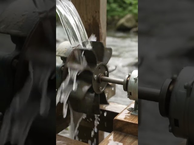 How to Make a Free Mini Generator Using 2 DC Motors ⚡ #generator #diypower #freeenergy #shorts