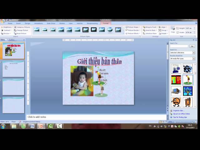 Learning PowerPoint - Lesson 2: Inserting Images, WordArt, Music, and Videos into PowerPoint