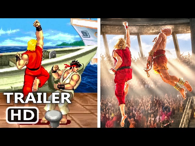 STREET FIGHTER Official "Movie VS Game" Clip (2026) Shoryuken