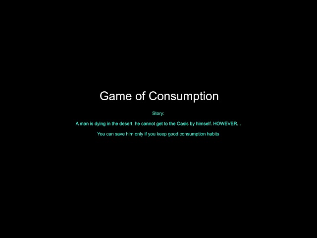 Prototype Test 1 - Game of Consumption