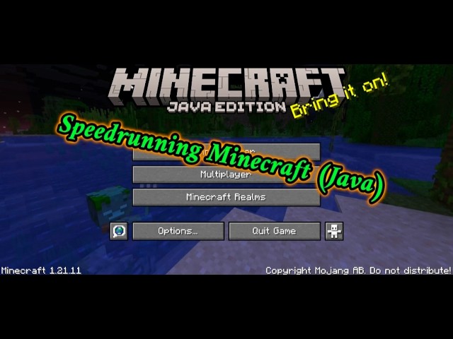 The Ultimate Minecraft Speedrun🔥(pt1)