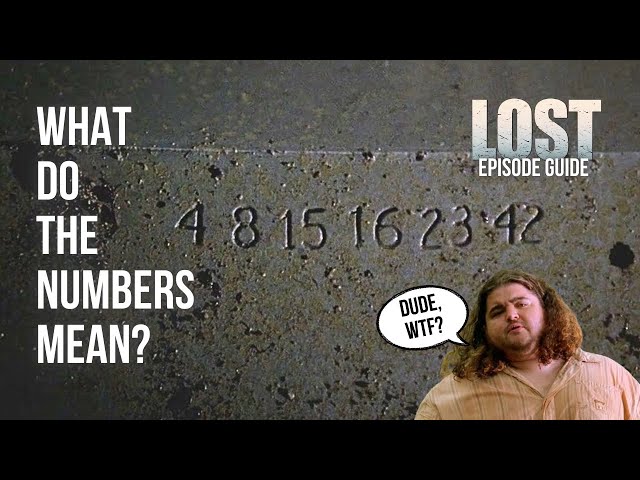 Numbers EXPLAINED - LOST Episode Guide (Season 1 Episode 18)
