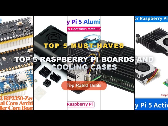 Ultimate Guide to the Best Top 5 Raspberry Pi Boards And Cooling Cases - Raspberry Pi 5 Active Coole