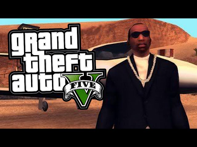TOP 5 BEST "CJ" CARL JOHNSON EASTER EGGS IN GTA 5! (GTA V)