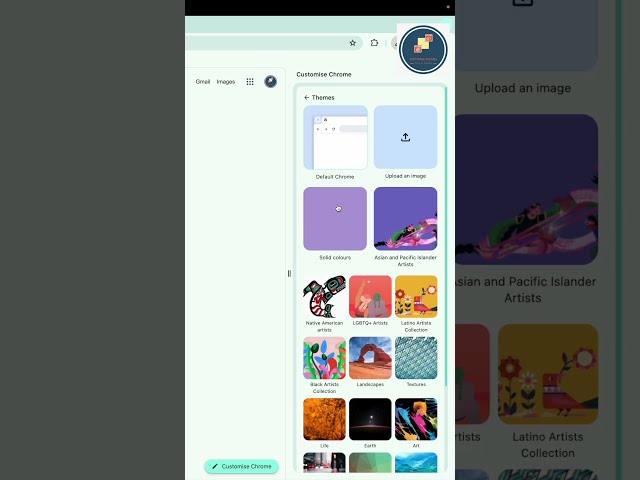 how to change themes in Google Chrome? #shorts #chrome #browser