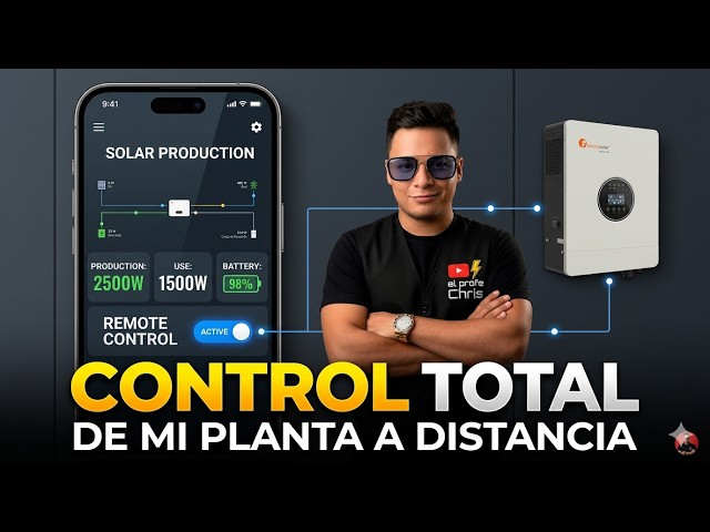 I controlled my solar panel from another country. Remote monitoring.