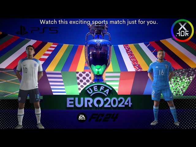 Ea Sports Fc 24: Uefa Euro 2024 Qualifiers - England Vs. Italy - Ps5 4k60 Hdr 10 Broadcast Cam
