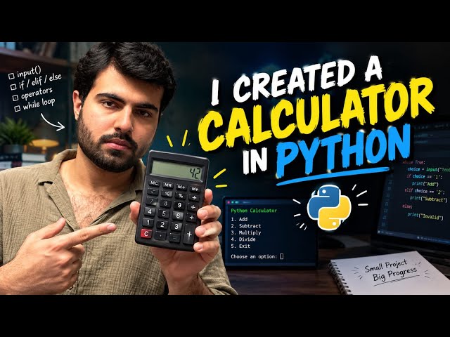I Created a Calculator in Python | My First Python Project