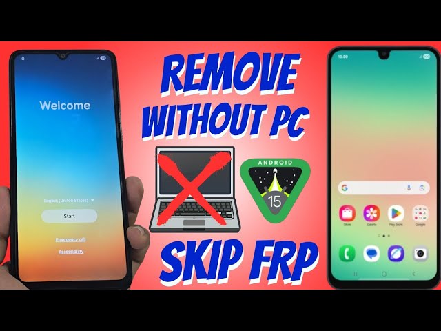Samsung a26 frp bypass Without pc, Google Account Remove android 15