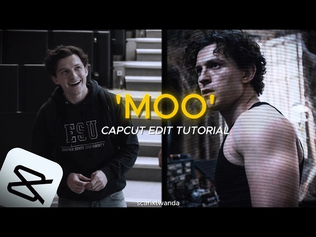 "MOOO!" tiktok trend edit tutorial - capcut