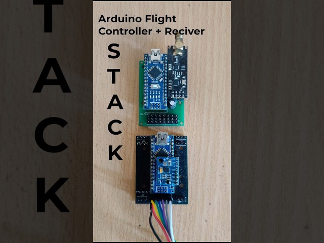 Cheapest DIY Arduino Stack ( Flight Controller + Reciver ) #shorts #drone #arduino #viral
