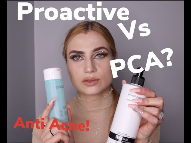 Esthetician Compares Proactive?! to Professional PCA Skin Care Line | Anti Acne