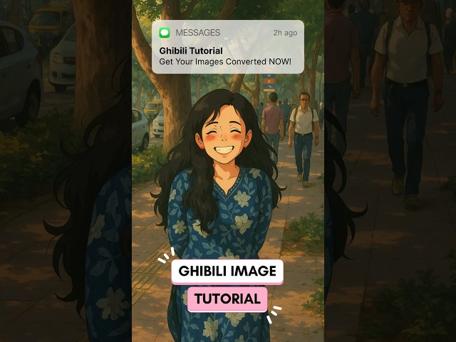 I Turned Real Photos into Ghibli Scenes Using AI
