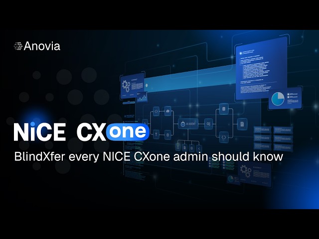 BlindXfer in NICE CXone | Complete Tutorial for Beginners